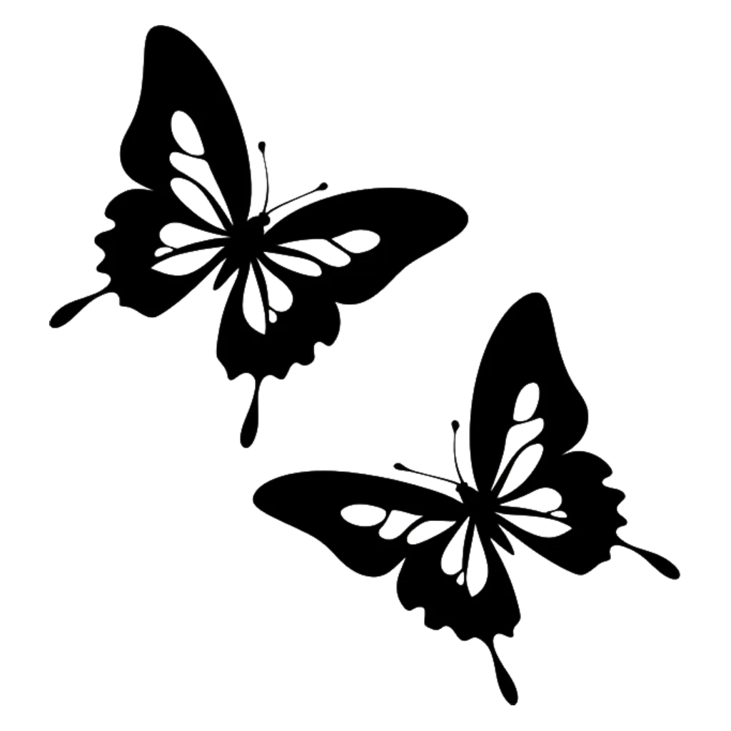 Free butterfly stencil file for download