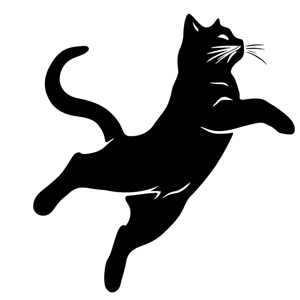 Free cat stencil file for download