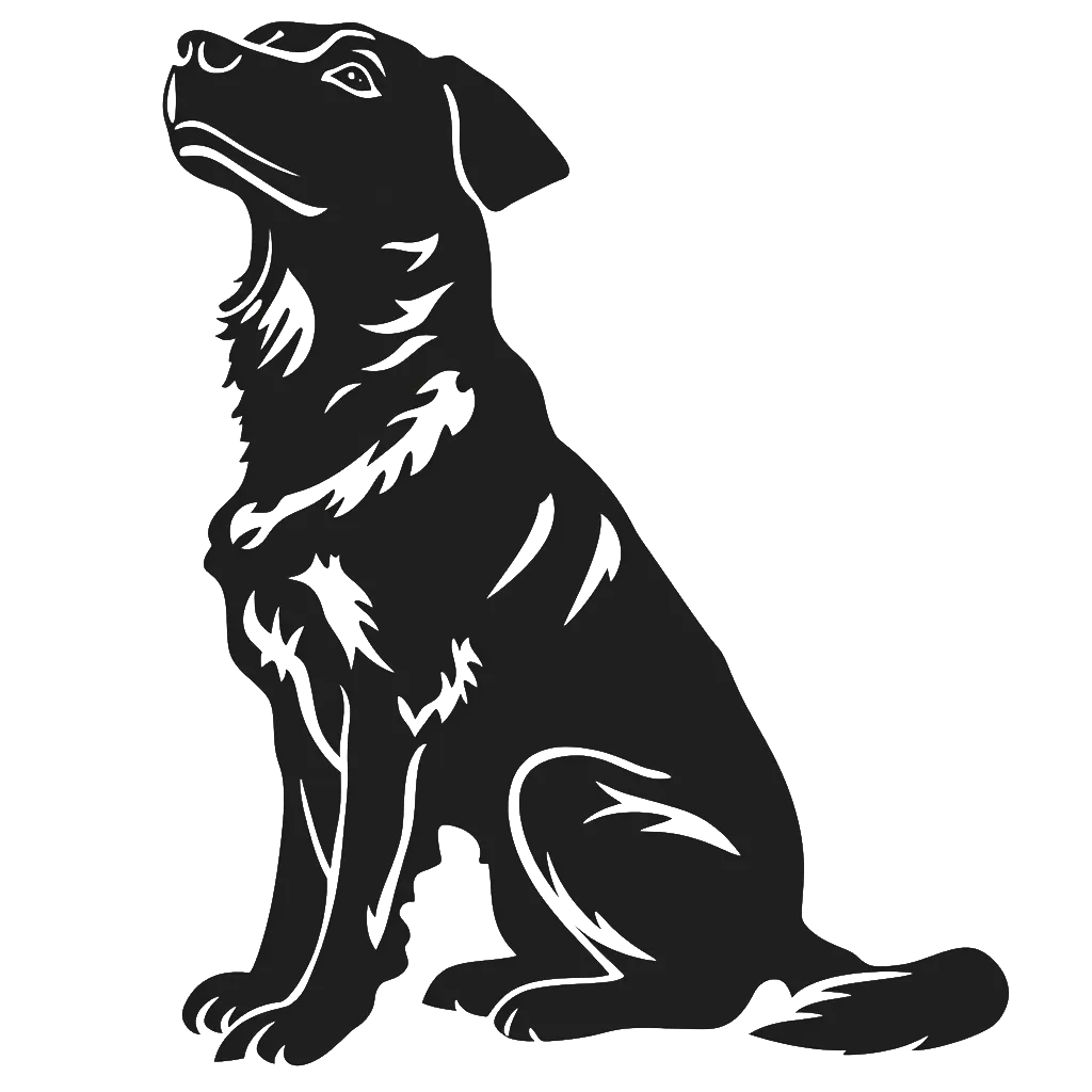 Free dog stencil file for download