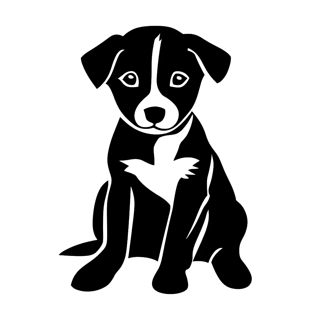 Free dog stencil file for download