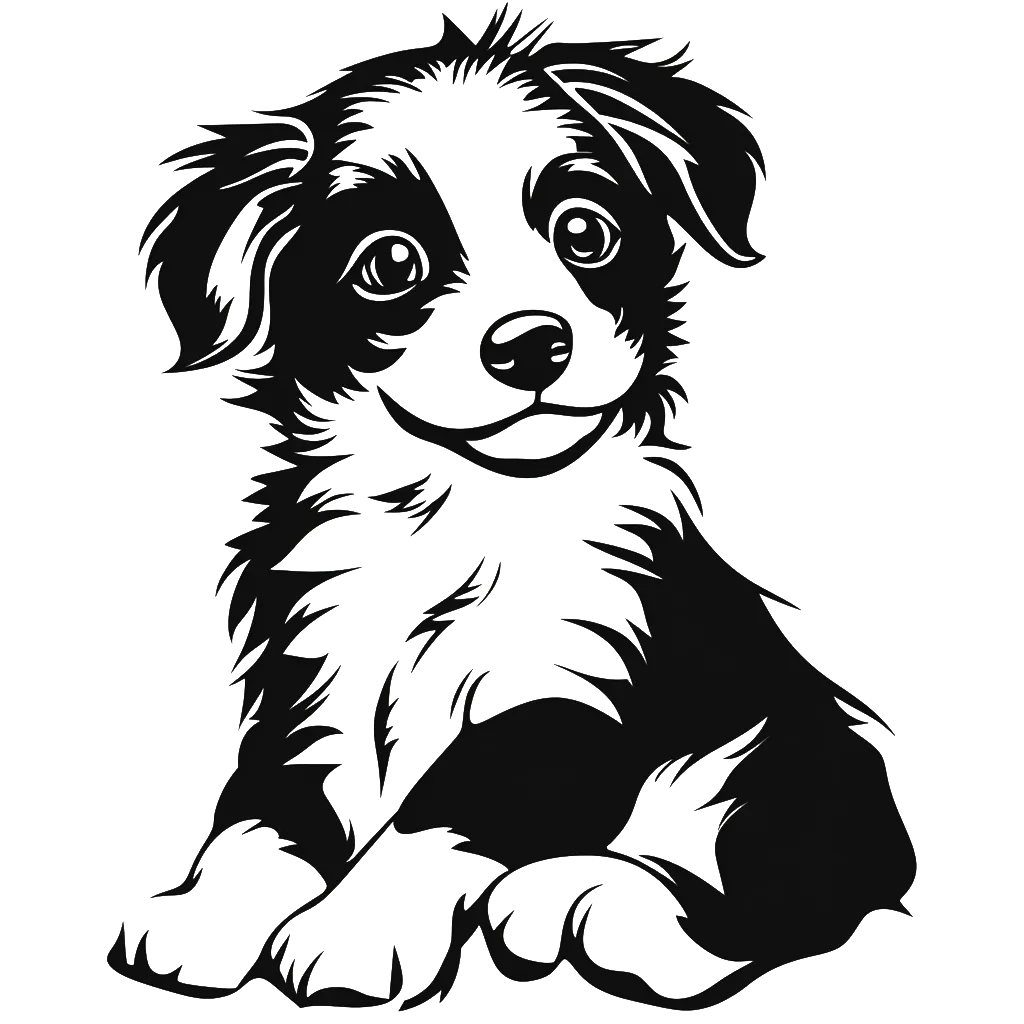 Free dog stencil file for download